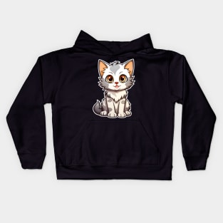 cat Cartoon T shirt Kids Hoodie